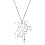 CASSIECA Animal Necklaces for Women Silver Panda Turtle Bee Whale Pendant Necklace Dainty Chain Minimalist Simple Cute Necklaces Jewelry Birthday Gift for Daughter Girlfriend