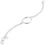 Silpada Karma Circle Link Chain Bracelet in Sterling Silver