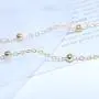 YienDoo Boho Multilayer Necklace Trendy Crescent Moon Pendant Bead Choker Chain Bohemia Jewelry For Woman and Girls (Gold)