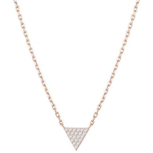 PAVOI 14K Gold Plated Bar and Delta Pendant | Layered Necklaces | Gold Necklaces for Women | 18'' Length with a 2'' Extension