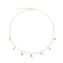 Chicque Tiny Star Choker Necklace Short Gold Dangle Necklace Chain Tassel Sequins Necklaces Jewelry for Women and Girls Chicque Tiny Star Choker Necklace Short Gold Dangle Necklace Chain Tassel Sequins Necklaces Jewelry for Women and Girls