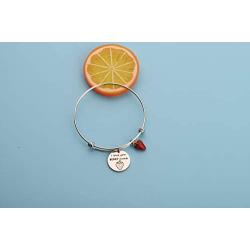 SEIRAA I Love You Berry Much Keychain Strawberry Lover Gift Cute Food Jewelry Strawberry Valentines Gift
