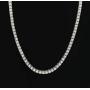 LARDROK Hip Hop Bling Arrow Cubic Zirconia Bling Sparking Wedding Gift Boy Men Cool Tennis Long Chain Tennis Cz Necklace