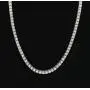 LARDROK Hip Hop Bling Arrow Cubic Zirconia Bling Sparking Wedding Gift Boy Men Cool Tennis Long Chain Tennis Cz Necklace