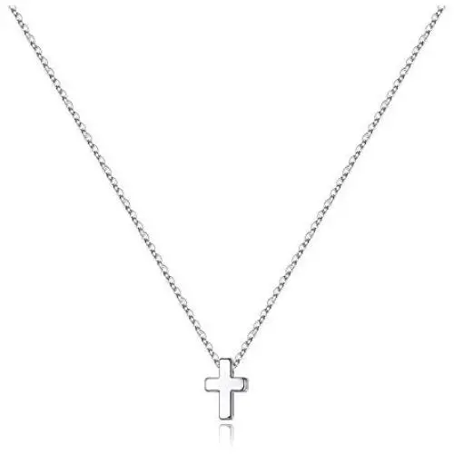 M MOOHAM Cross Necklace for Women, Dainty Gold Plated Cross Pendant Necklace Sideways Cross Choker Layered Cross Necklace for Women Girls