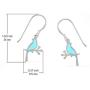 Boma Jewelry Sterling Silver Bird Earrings