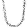 Miabella 925 Sterling Silver Italian Byzantine Chain Necklace for Women 16, 18, 20 Inch Handmade in Italy
