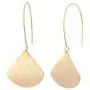 Geometric Drop Dangle Earrings Boho Statement Long Hoops Brushed Gold Half Moon Hollow Circle Light Weight Earrings for Women