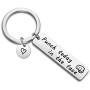 SEIRAA Motivational Quote Jewelry Punch Today in The Face Keychain Graduation Gift Self Care Gift for Her