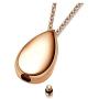 ROVAO Customized Name Necklace for Men,4 Side Engraved Personalized Name Date Word Stainless Steel Pendant Necklace with 24'' Chain