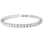 Shop LC Delivering Joy Women Diamond April Birthstone Tennis Bracelet with Stud Solitaire Earrings White Cubic Zirconia CZ Fashion Jewelry Birthday Gifts Set 7'' Cttw 11.5