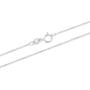925 Sterling Silver Girls Pink -Clear Cubic Zirconia Crown Princess Necklace