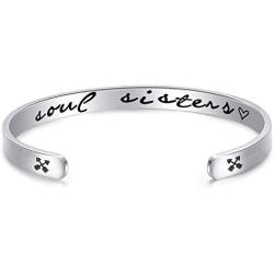 LParkin Soul Sister Bracelet Gift Jewelry BFF Bracelet Friendship Best Friend