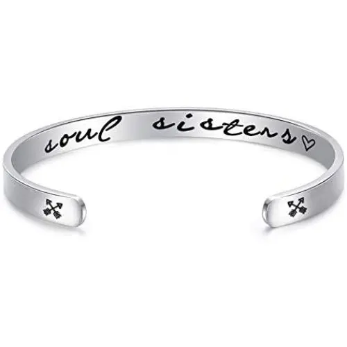 LParkin Soul Sister Bracelet Gift Jewelry BFF Bracelet Friendship Best Friend