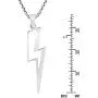 AeraVida Powerful Lightning Bolt .925 Sterling Silver Pendant Necklace AeraVida Powerful Lightning Bolt .925 Sterling Silver Pendant Necklace