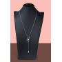 S925 Sterling Silver Large Dragonfly Pendant Long Sweater Necklace 26 Inch Chain for Women Teen Girls Birthday Gifts Jewelry