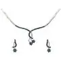 Faship Gorgeous Rhinestone Crystal Floral Necklace Earrings Set Faship Gorgeous Rhinestone Crystal Floral Necklace Earrings Set