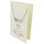 Joyfulle Heart Cross Greater than High Lows Necklace, Minimalist Charm with White Quote Card, New Beginnings Symbol Heart with Cross, Christian Jewelry, Gift Giving Ready Package - 100% Handmade