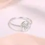 YeGieonr Handmade Flower Signet Ring -18K Gold Ring-Minimalistic Statement Ring with Botanical Engraved- Delicate Personalized Jewelry Gift for Women/Girls