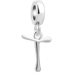 Casa De Novia Jewelry Letter Charm Initial A-Z Alphabet Beads Silver Charm for European Bracelets&Necklaces