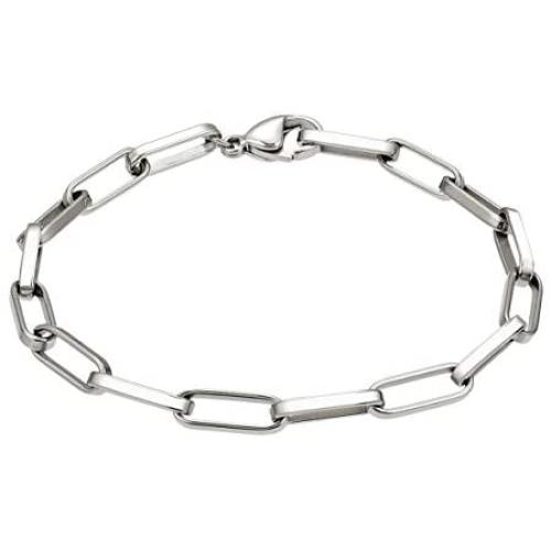 Moris Chain Necklaces for Women 18K Gold Dainty Link Paperclip Necklace for Girl Gift