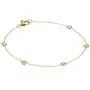 Roberto Coin ''Tiny Treasures 5 Station Bezel Set Diamond Bracelet