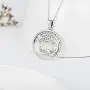 TRISHULA Sloth Necklace 925 Sterling Silver Cute Animal Sloth on Tree of Life Charm Pendant Jewelry Gifts for Sloth Lovers