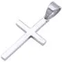 Double Rainbow Jewelry 18''-36'' Mens Stainless Steel Unisex Silver Plain Cross Pendant 6MM Figaro Chain Necklace Link Double Rainbow Jewelry 18''-36'' Mens Stainless Steel Unisex Silver Plain Cross Pendant 6MM Figaro Chain Necklace Link