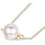 Thunaraz 925 Sterling Silver Freshwater Cultured Pearl Jewelry Necklace Earrings Set for Women Anniversary Gifts