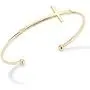 Miabella 925 Sterling Silver Italian Adjustable Sideways Cross Bracelet for Women 7.25-7.5 Inch 18K Gold Plated or Silver Cuff Bangle Bracelet Made in Italy Miabella 925 Sterling Silver Italian Adjustable Sideways Cross Bracelet for Women 7.25-7.5 Inch 18K Gold Plated or Silver Cuff Bangle Bracelet Made in Italy