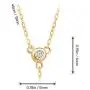 GELIN 14k Yellow Gold 0,02 ct Diamond Teardrop Pendant Y Necklace for Women, Surprise Fine Jewellery ,18 inch GELIN 14k Yellow Gold 0,02 ct Diamond Teardrop Pendant Y Necklace for Women, Surprise Fine Jewellery ,18 inch