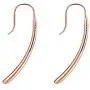 Rhinestone Dangles Earrings,Rose Gold Plated Long Linear Drop Threader Dangles Earrings For Women Jewelry Gifts