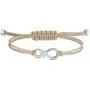 SWAROVSKI Womens Infinity Bracelet Collection, Rhodium Finish, Rose Gold Finish