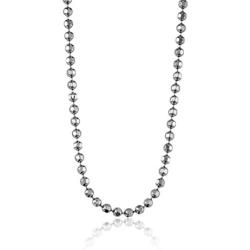 Alex Woo ''Chain'' Precious Metal Diamond-Cut Ball Chain