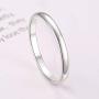 Modyle 2mm Thin Rings Female Jewelry Black Silver Color Rose Gold Color Stainless Steel Elegant Party Tail Ring for Woman