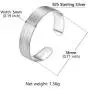 PROSTEEL 925 Sterling Silver Ring, Flat Plain Wide Band Ring Adjustable, Mens Womens Jewelry PROSTEEL 925 Sterling Silver Ring, Flat Plain Wide Band Ring Adjustable, Mens Womens Jewelry