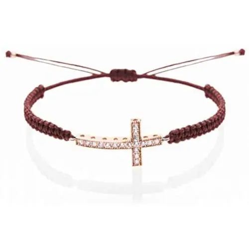 Cross Bracelet I Handmade & Adjustable String