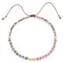 GOODYRZJ Jewelry Adjustable Cute Charm String Natural Stones Wrap Bead Bracelets for Women Teen Girls Friendship Couples Bracelets Long Distance Relationships Gifts for Girlfriend Love Chain Bracelet