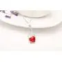 Comelyjewel Premium Quality Fashion Womens Jewelry Accessories, Drifting Bottle Glass Bottle Pendant Necklace for Women Girls red