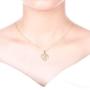 JO WISDOM Women OM Necklace,925 Sterling Silver Indian Yoga Aum Om Ohm Necklace