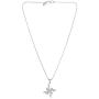 Efulgenz Pendant Chain Necklace India Hindu God Symbol Swastika Spiritual Good Luck CZ Jewelry Gift for Men Women