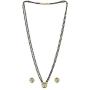 MUCH-MORE Authentic American Diamond CZ Fashion Jewelry Traditional Mangalsutra Set
