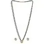 MUCH-MORE Authentic American Diamond CZ Fashion Jewelry Traditional Mangalsutra Set