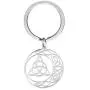 cooltime Stainless Steel Pendant Keychain Irish Celtic Knot Pentagram Good Luck Jewelry for Women cooltime Stainless Steel Pendant Keychain Irish Celtic Knot Pentagram Good Luck Jewelry for Women