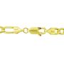 Nuragold 14k Yellow Gold 5.5mm Solid Figaro Chain Link Pendant Necklace, Mens Jewelry Lobster Lock 20'' 22'' 24'' 26'' 28'' 30''