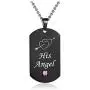 SunnyHouse Jewelry His & Hers Matching Set Titanium Stainless Steel His Angel Her Demon Couple Pendant Necklace in a Gift Box SunnyHouse Jewelry His & Hers Matching Set Titanium Stainless Steel His Angel Her Demon Couple Pendant Necklace in a Gift Box