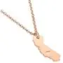 Hazado California State Necklace California Moving Gift CA Map Pendant Charm Jewelry for Women Teens Rose Gold Hazado California State Necklace California Moving Gift CA Map Pendant Charm Jewelry for Women Teens Rose Gold