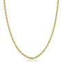 14K Rope 1.5MM - 4MM Diamond Cut Rope Gold Chain Necklace For Men And Women- 16-30, Lobster Clasp, Twist Braided Jewelry Gadget, Perfect For Pendants, 16-30 Inch