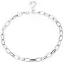 Cathercing Women Choker Necklace Chain Thin Link Necklace for Women Trendy Jewelry Necklaces Chains Punk (silver)