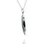 FashionJunkie4Life Sterling Silver 3D Kayak Charm Necklace, 18'' Chain Kayaking Kayaker Canoe FashionJunkie4Life Sterling Silver 3D Kayak Charm Necklace, 18'' Chain Kayaking Kayaker Canoe